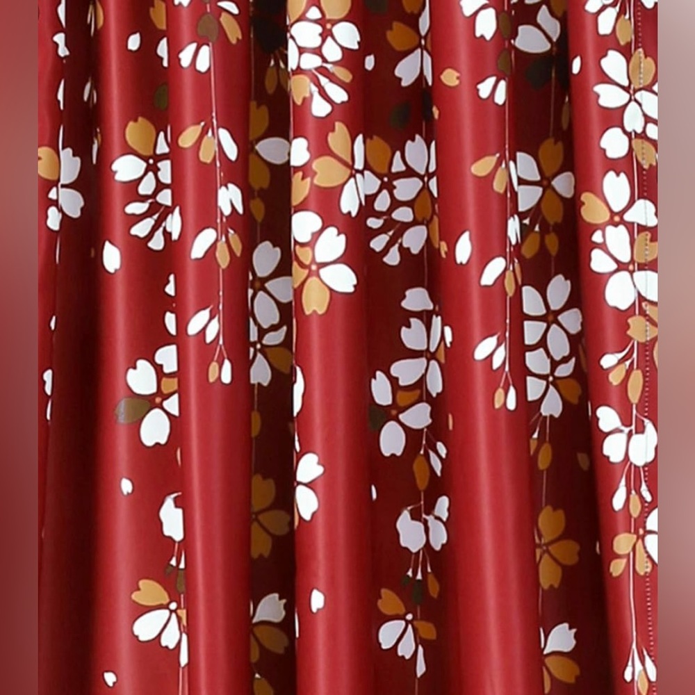 Lush Decor Weeping Flowers Room Darkening Curtain Panel Pair - Picture 5 of 9